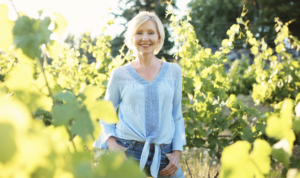 Tricia in the vines