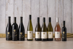 Full line up of Cobble Hill Wines